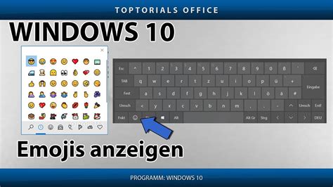emojis tastenkombination windows 10